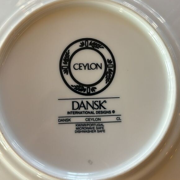 Set of 4 Dansk Ceylon Portugal Bread & Butter Plates - Picture 4 of 5